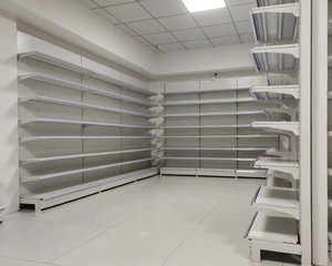 Estante Metálico Independiente para Supermercado HSD HSD-SS de Alta Resistencia con Recubrimiento de Polvo Epóxico, de Una Sola Cara, 40x90cm - Product Image 2