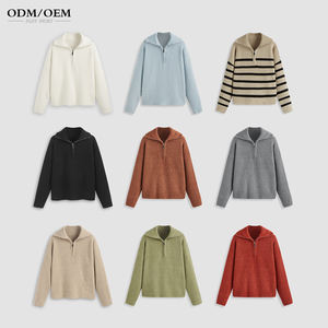 Sudadera con capucha de cachemira 100% pura para mujer, personalizada, de invierno, con cremallera, tejido de punto, lana merino, para mujer - Product Image 4