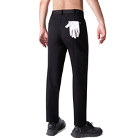 Celana Formal Pria Model Straight Leg Pinggang Sedang untuk Acara Kasual dan Bisnis