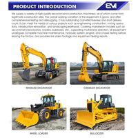 Ekskavator Bekas Murah Pasokan Pabrik, Excavator Crawler Seken, Excavator Caterpillar Siap Pakai