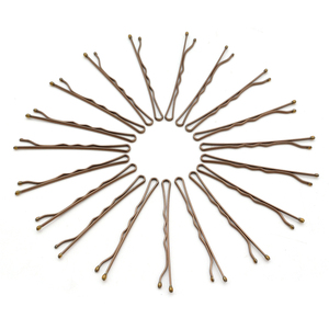 Lirong กิ๊บติดผมโลหะสีดำ200ชิ้น,กิ๊บติดผมสำหรับตกแต่งผม (สีน้ำตาล/กล่อง) - Product Image 5