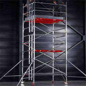 Échafaudage pliant en aluminium conforme aux normes AS/NZS avec extension, fabriqué par les fabricants - Product Image 4