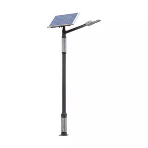 <b>Solar</b> LED Street Light Aluminum Alloy IP66 Rated 6000K Daylight 10-Year Warranty for Outdoor Use - Product Image 1