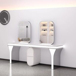 Station de coiffure avec miroir LED tout-en-un, armoire miroir pour la coupe, la permanente et la coloration des cheveux - Product Image 1