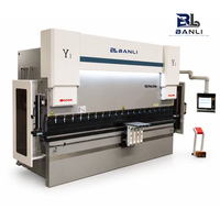 Prensa Plegadora Hidráulica CNC Serie RWP-CNC de BANLI, Máquina de Plegado Electrohidráulica Sincronizada, la Mejor Plegadora de Paneles para Fábrica