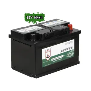 Zhongluo 56613 12V 60AH AGM Battery Automotive Starting Sealed Lead Acid Battery for Volkswagen Mercedes-Benz