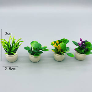 Modelo de Planta Miniatura para Casa de Muñecas, 3 cm x 2.5 cm, Simulación de Flor Terminada, Pequeña Flor Desgarrada - Product Image 4