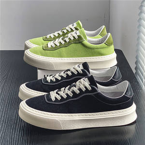 Zapatillas Deportivas de Lona con Cordones y Plataforma, Estilo Japonés Harajuku 2026, para Adolescentes y Estudiantes, para Todas las Temporadas, Deportivas, Casuales y Modernas, para Hombre - Product Image 1