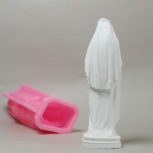 Molde de Silicona Hecho a Mano Kingnoo para Manualidades, Adornos Decorativos Estilo Ins, Mujer W0220, Forma Irregular - Product Image 3