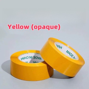 Cinta Adhesiva Acrílica de Doble Cara BOPP de Cúrcuma, Fuerte y Duradera, para Embalaje Logístico, Color Transparente, Alta Viscosidad, para Oficina - Product Image 5