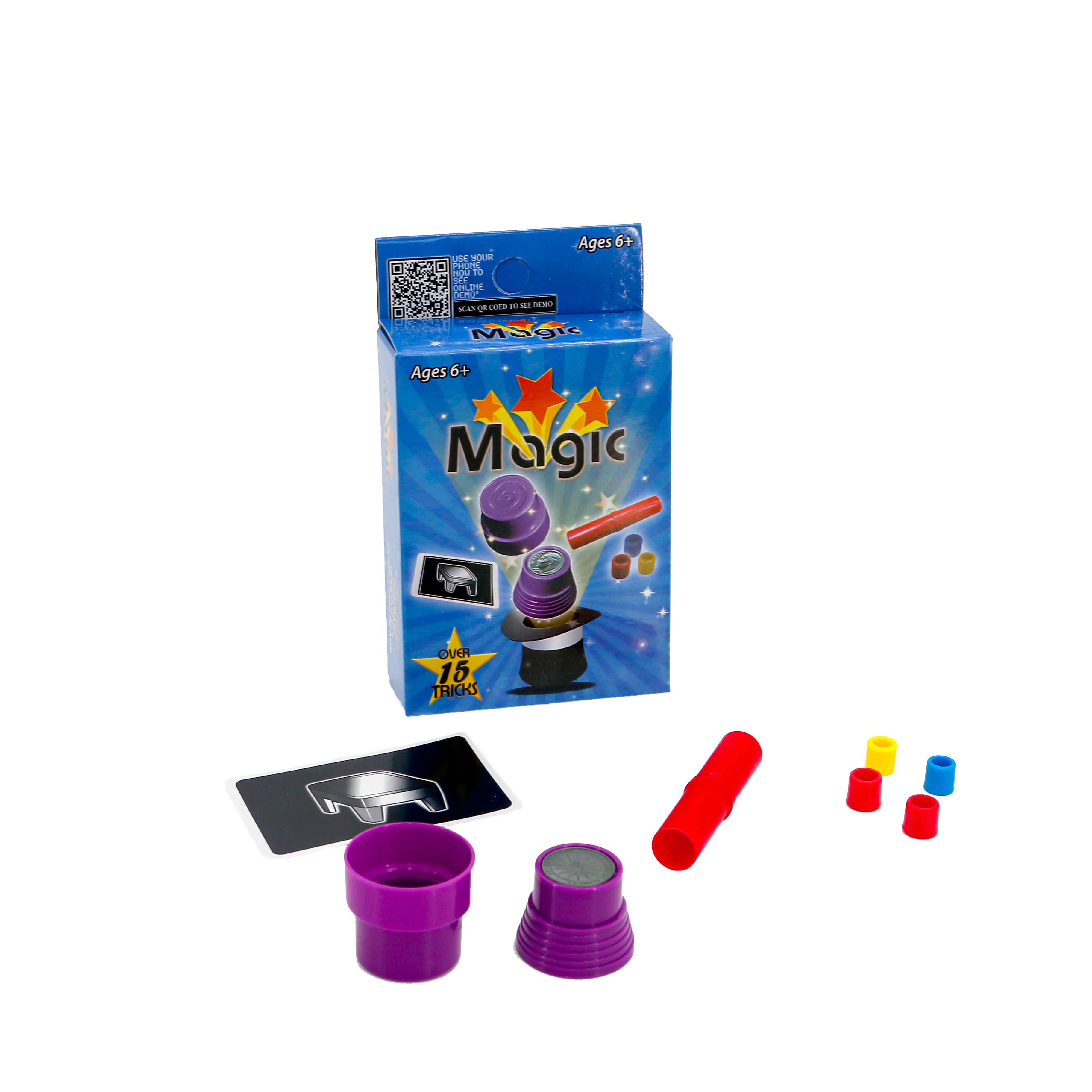 Лидер продаж, игрушки EN71 ASTM, набор пластиковых игрушек для магических трюков