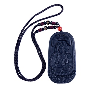 สร้อยคอ ambergris Akasagarbha Buddha MEDALLION สร้อยคอมั่งคั่งเสน่ห์ทางจิตวิญญาณของขวัญยันต์ที่มีกลิ่นหอม - Product Image 6