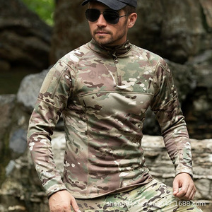 Combinaison tactique <span class=keywords><strong>camouflage</strong></span> hiver avec doublure polaire en polyester pour homme – Chaleur optimale - Product Image 4