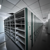 Système d'étagères mobiles électriques intelligents, rayonnage compact intelligent pour stockage dense, armoire d'archives motorisée, gain de place