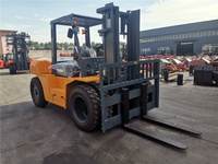 Nouveau chariot élévateur diesel d'entrepôt 7 tonnes 8 tonnes 10 tonnes avec moteur EPA en option