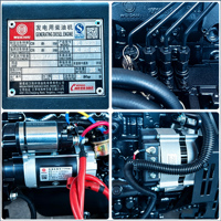 Groupe électrogène diesel Weichai 30KW/40KW, Weifang, Chine, pour utilisation extérieure, avec boîtier insonorisé personnalisable, remorque et abri anti-pluie WP3.2
