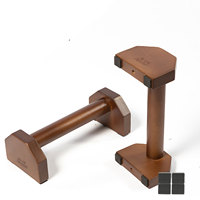 Support droit russe barre parallèle unique en bois support droit russe pratique en bois massif support de poussée droit russe