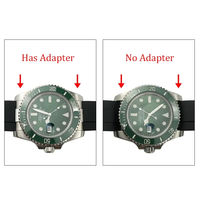 Maillon de raccordement incurvé solide 20 mm pour bracelet R-olex pour bracelet de montre Daytona en caoutchouc ou cuir, connexion sans soudure