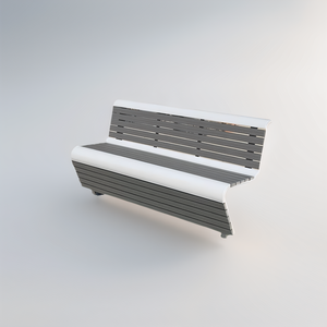 <span class=keywords><strong>Dimensioni</strong></span> personalizzabili panca strada in acciaio inox mobili urbani panca <span class=keywords><strong>giardino</strong></span> esterno con schienale - Product Image 1