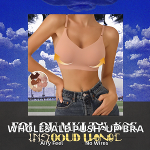 Soutien-gorge push-up grande taille pour femme, confortable, respirant, sans armatures, tricoté, pour le sport, avec logo – Vente en gros directe usine OEM - Product Image 2
