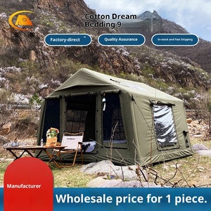 Carpa de <span class=keywords><strong>Camping</strong></span> Mengqi 9 para Exteriores, Inflable Automática, de Una Habitación, para las Cuatro Estaciones, Grande, 3*3m, Impermeable, de Algodón, >3000mm - Product Image 3