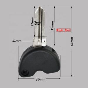 Llave en blanco de hoja de motocicleta de silicona de Color personalizado para Vespa Piaggio 3VTE Fly 125 250 300 GTV VESPA LXV150 GTS250 GTS300 - Product Image 2