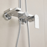 Nouveau Robinet de Douche Haute Qualité avec Système de Douche Mural en Laiton, Ensemble de Douche pour Salle de Bain