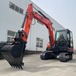 China <span class=keywords><strong>6</strong></span> Ton Graafmachine Yanmar Motor Constructie En Landbouw Grote Cabine Rupsgraafmachine - Product Image 5