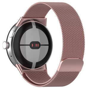 Correa de bucle magnético milanesa para reloj inteligente Google Pixel, pulsera de malla metálica de repuesto de 3, 2 y 1 pulgadas, 41 mm/45 mm - Product Image 6