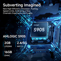 TV Box Y1 Android 16 S905 Quad Core con Streaming 6K