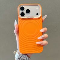 Coque antichoc en TPU à motif ondulé et paillettes pour objectif, compatible avec iPhone 18 Pro Max, 17 Pro Max, 16, 14, 15, 13