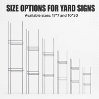 Piquets en H robustes 24x10 avec cadre métallique en fil de fer et support en PP pour panneaux de jardin et de pelouse, taille personnalisable, épaisseur 2-10MM, service de découpe