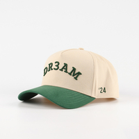 Casquettes de baseball Oxford à la mode, nouvelle conception, vente en gros, personnalisables avec logo brodé 3D, 5 panneaux, ajustables, motif à pois, pour l'extérieur