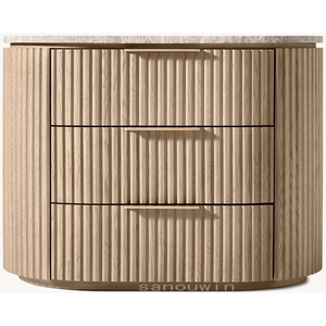 <span class=keywords><strong>Comodini</strong></span> in Legno di Quercia Massello Premium, Resistenti e Invecchiati, Vendita Calda per Camera da Letto o Soggiorno, per Casa o Ufficio - Product Image 1