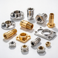 Boîte métallique pliée découpée au laser Compon Milling, pièces usinées CNC en métal chromé pour l'usinage Fujian