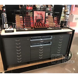 Fantaisie moderne <span class=keywords><strong>En</strong></span> Bois LED D'affichage Cosmétique De Center <span class=keywords><strong>Commercial</strong></span> Boutique Idées De Design - Product Image 6
