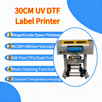 Imprimante UV DTF MT COLOR 30cm A3 pour gobelets, coques de téléphone, bouteilles en verre, t-shirts, machine de fabrication de décalcomanies personnalisées