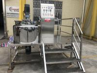 Réservoir de mélange d'agitateur 500L 2000L avec moteur Siemens et chauffage pour le traitement chimique du shampooing et du détergent liquide