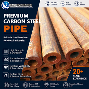 Tubería de Acero al Carbono A53 Gr.B EN 10216-1 API 5L Gr.B de 168.3 mm y 5 mm de Espesor, Granallada, con Excelente Soldabilidad - Product Image 1