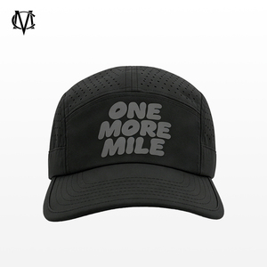 Casquette Snapback à lettres en relief contrastées, respirante, séchage rapide, 5 panneaux, pour le sport, la course à pied et les activités de plein air - Product Image 1