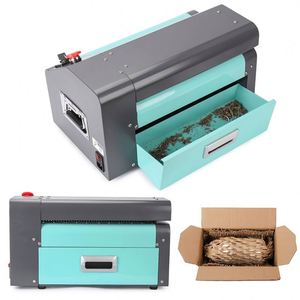 Machine à déchiqueter le carton ondulé de 35 cm, pour la découpe et l'expansion des déchets de carton, avec moteur à engrenages pour le recyclage du carton ondulé - Product Image 2