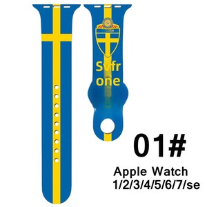 Nuevas Correas Deportivas de Silicona con Estampado para Apple Watch, Compatibles con iWatch7 AL89, Venta al Por Mayor en China - Product Image 6