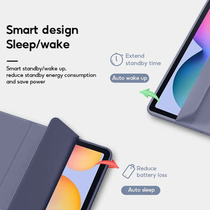 Custodia in Silicone con Funzione Auto Sleep/Wake per <span class=keywords><strong>Samsung</strong></span> Galaxy <span class=keywords><strong>Tab</strong></span> S6, S10 Lite, A9+, A11 Plus, A11, A9, A8, <span class=keywords><strong>A7</strong></span>, S8, S9, S10, 11 FE, 12.4 - Product Image 4