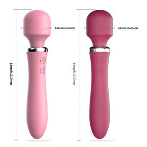 Vibrador de Doble Cabeza de 20 cm, 10 Modos, Estimulación Dual, Recargable por USB, Masajeador de Punto G de Silicona, Impermeable, con Control Remoto, Juguete Sexual - Product Image 6