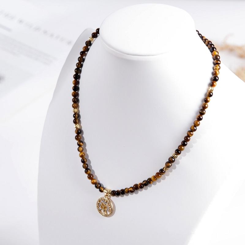 Wholesale Fashion Jewelry Necklace Natural Stone Beads Necklace