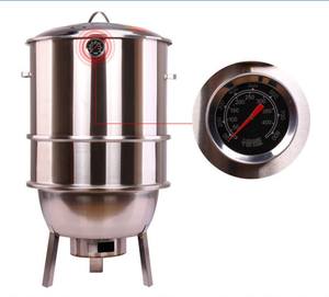 Four suspendu électrique pour <span class=keywords><strong>barbecue</strong></span>, au charbon de bois, sans fumée, en acier inoxydable épais, four pour l'extérieur, w - Product Image 1