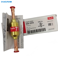 Vanne de contrôle de réfrigération Danfoss NRV6 020B1040 NRV6S 020B1010 NRV10 020B1041 NRV10S 020B1011 en laiton pour systèmes de réfrigération