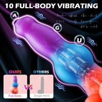 9.53 pouces chien Animal éjaculant vibrant éjaculer noeud gode Dragon monstre fantaisie énorme cheval gode jouets pour adultes pour femmes hommes