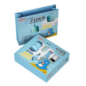 Colored Light Electric Stationery <b>Set</b> For Children School Supplies Gift Pack With Pens Pencils And <b>Tools</b> - Product Image 4