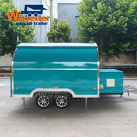 Webetter Chariot de Restauration Mobile Personnalisé Entièrement Équipé pour Parfums, Fleurs, Cocktails, Desserts, Cafés, Événements, Boulangerie et Traiteur